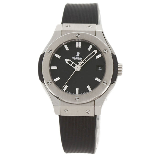 HUBLOT Watches Quartz 581.NX.1170.RX titanium Silver Classic fusion black dial