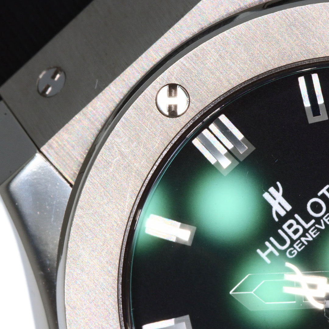 HUBLOT Watches Quartz 581.NX.1170.RX titanium Silver Classic fusion black dial