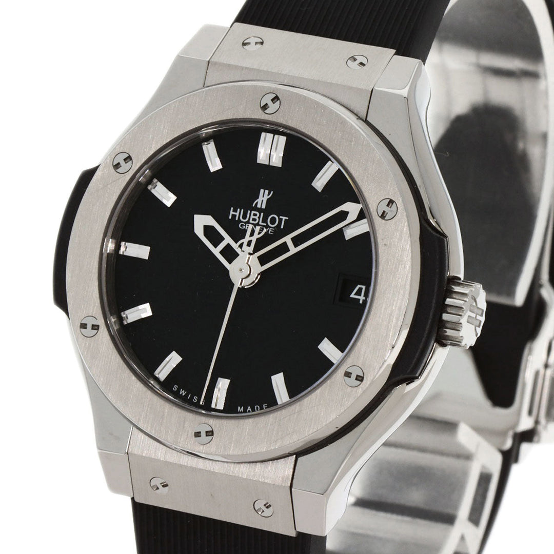HUBLOT Watches Quartz 581.NX.1170.RX titanium Silver Classic fusion black dial