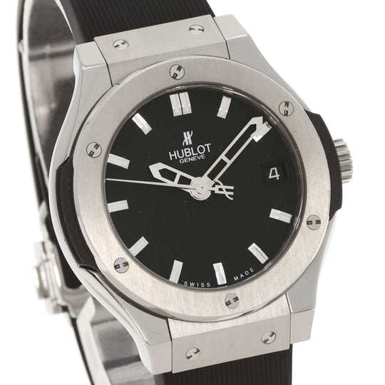 HUBLOT Watches Quartz 581.NX.1170.RX titanium Silver Classic fusion black dial