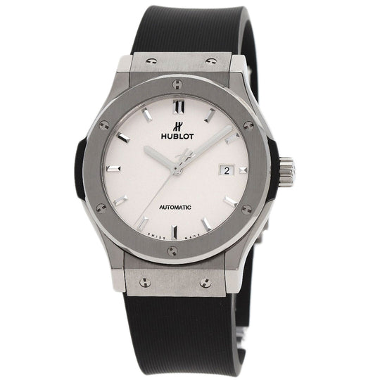 HUBLOT Watches Quartz 542.NX.2611.RX Titanium Silver Classic Fusion Titanium Opaline Silver dial