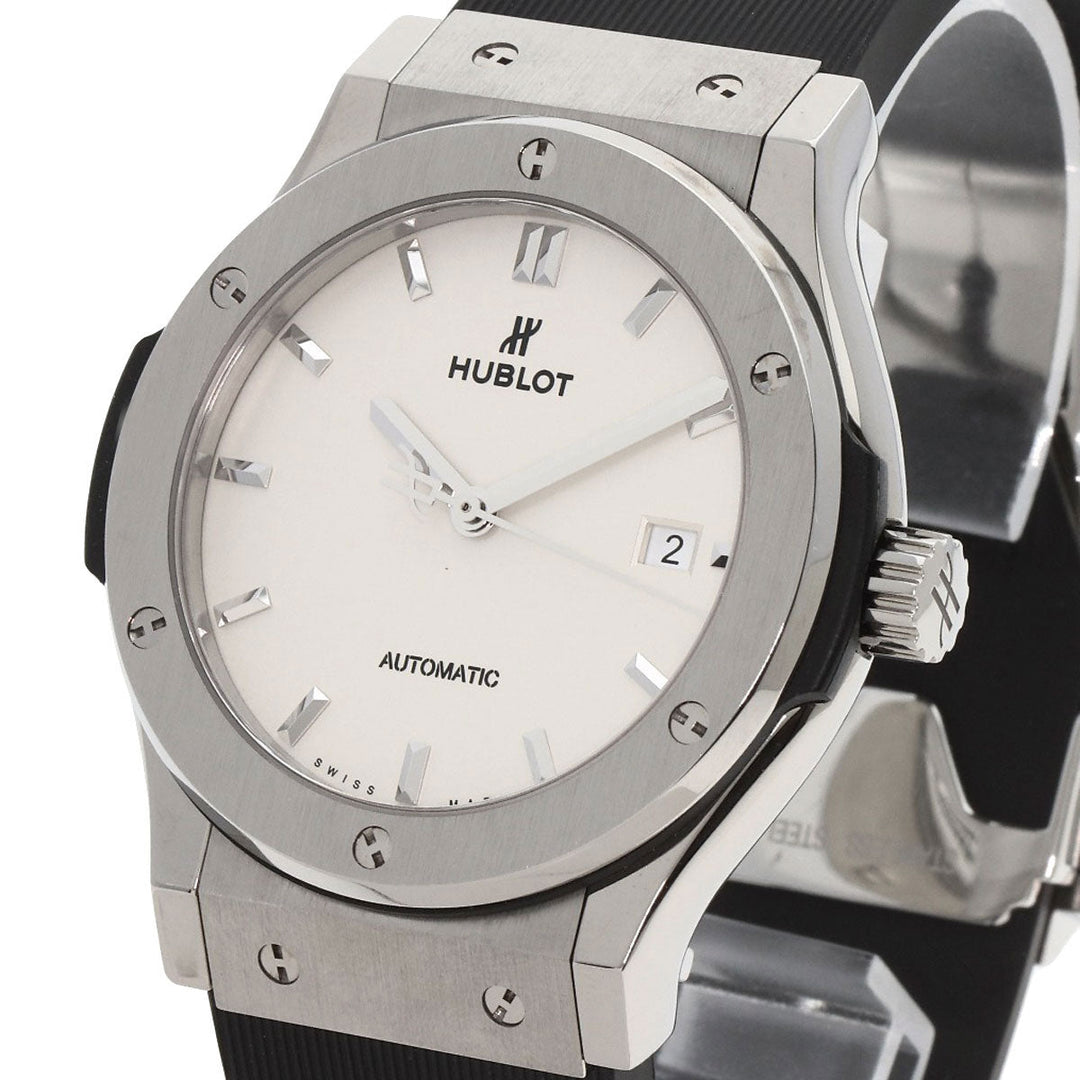 HUBLOT Watches Quartz 542.NX.2611.RX Titanium Silver Classic Fusion Titanium Opaline Silver dial