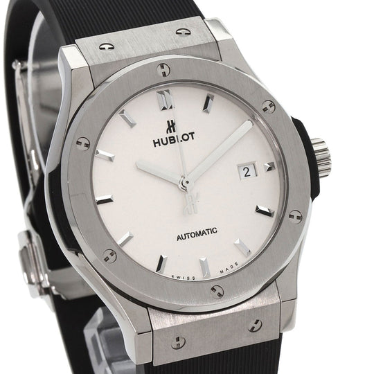 HUBLOT Watches Quartz 542.NX.2611.RX Titanium Silver Classic Fusion Titanium Opaline Silver dial