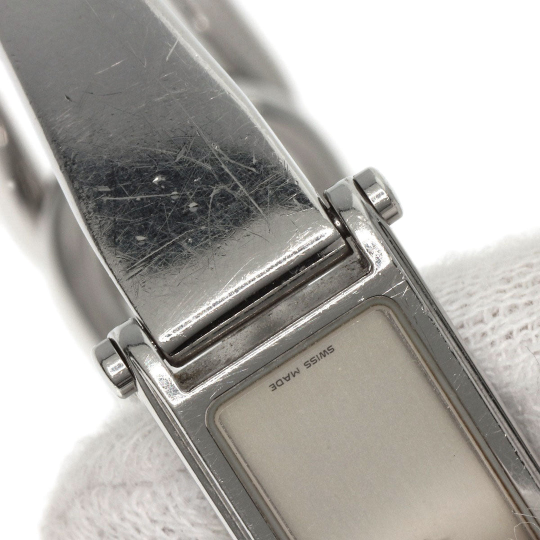 GUCCI Watches Quartz 1500L Stainless Steel , Stainless Steel Silver Square face Silver dial Women Used Authentic