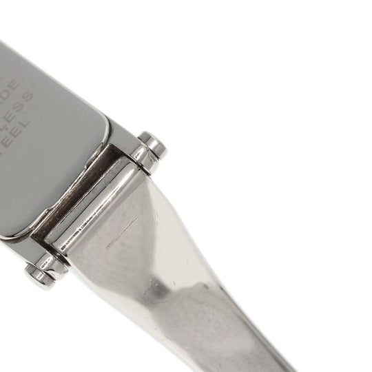 GUCCI Watches Quartz 1500L Stainless Steel , Stainless Steel Silver Square face Silver dial Women Used Authentic
