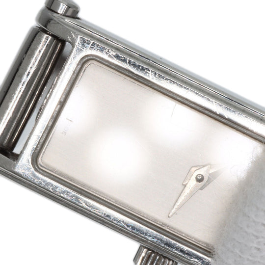 GUCCI Watches Quartz 1500L Stainless Steel , Stainless Steel Silver Square face Silver dial Women Used Authentic