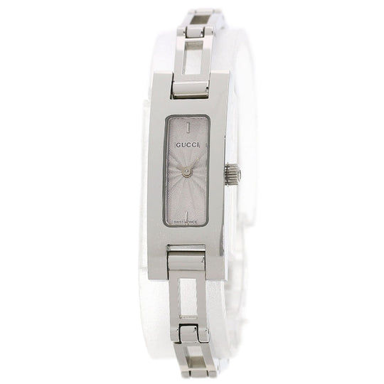 GUCCI Watches Quartz Stainless Steel , Stainless Steel Silver 3900L Silver dial Women Used Authentic