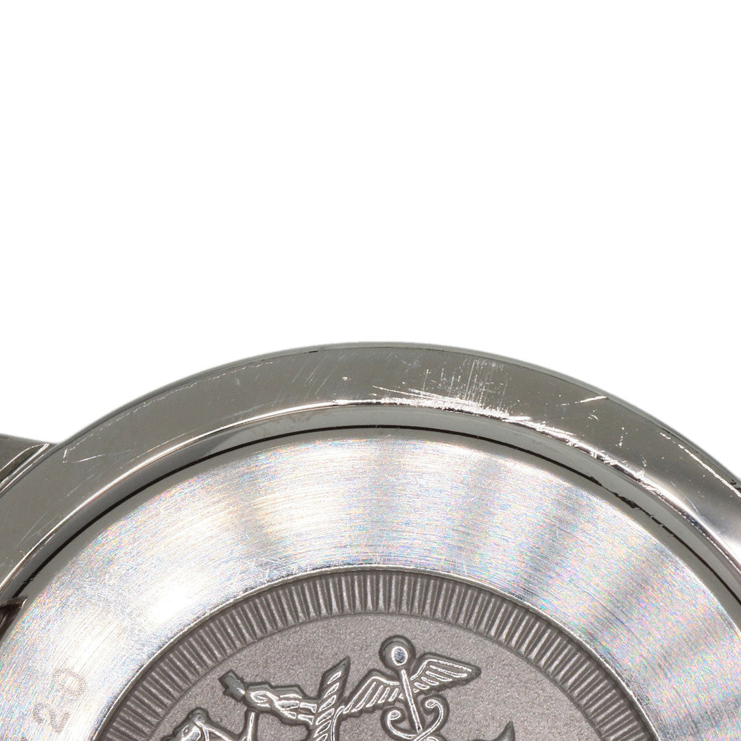HERMES Watches Quartz CL6.720 Stainless Steel , SSxGP gold Clipper white dial mens Used Authentic
