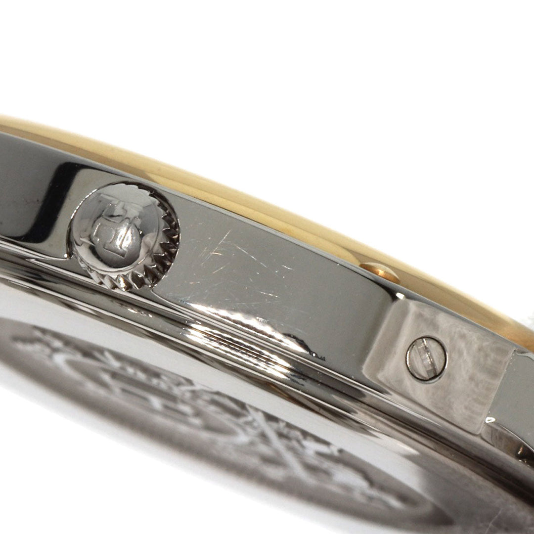 HERMES Watches Quartz CL6.720 Stainless Steel , SSxGP gold Clipper white dial mens Used Authentic