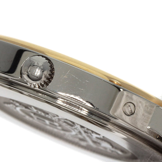 HERMES Watches Quartz CL6.720 Stainless Steel , SSxGP gold Clipper white dial mens Used Authentic