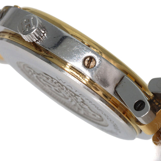 HERMES Watches Quartz Stainless Steel , SSxGP gold Clipper Ivory dial Women Used Authentic