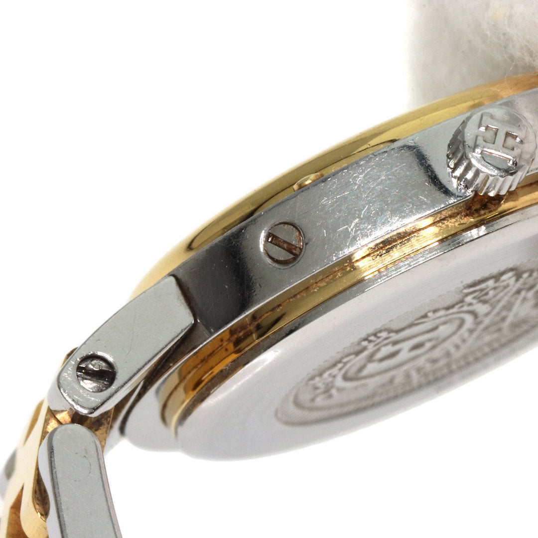 HERMES Watches Quartz Stainless Steel , SSxGP gold Clipper Ivory dial Women Used Authentic