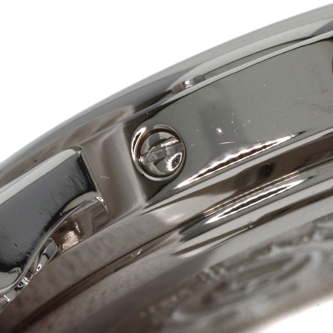 HERMES Watches Quartz CL4.210 Stainless Steel Silver Clipper Orange dial