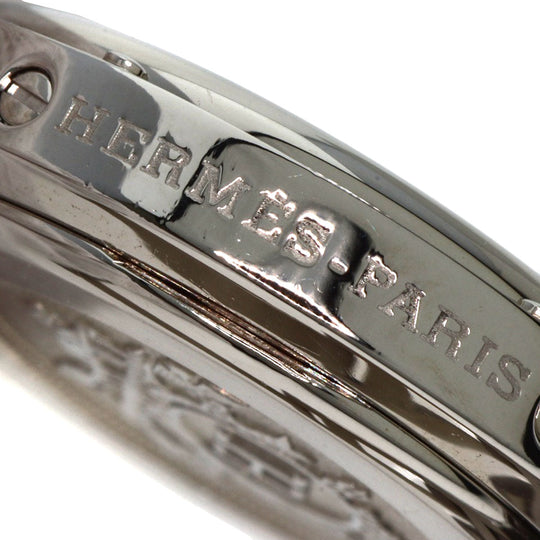 HERMES Watches Quartz CL4.210 Stainless Steel Silver Clipper Orange dial