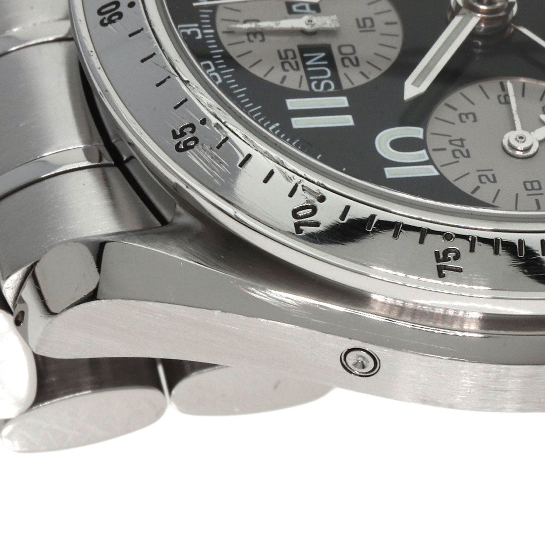 OMEGA Watches Mechanical Automatic 3523.51 Stainless Steel , Stainless Steel Silver Speedmaster Triple Calendar Japan Limited Edition black dial mens Used Authentic