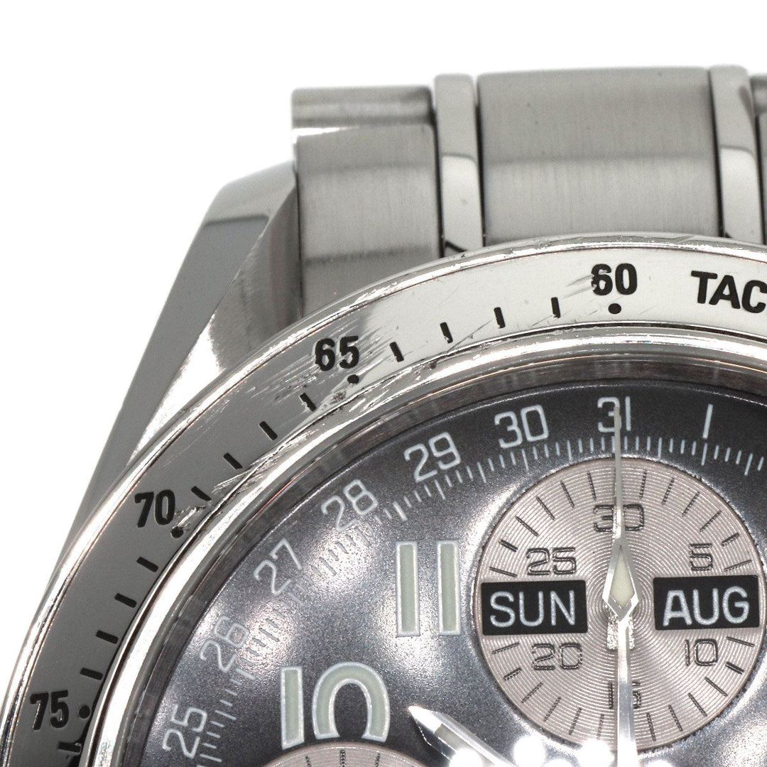 OMEGA Watches Mechanical Automatic 3523.51 Stainless Steel , Stainless Steel Silver Speedmaster Triple Calendar Japan Limited Edition black dial mens Used Authentic