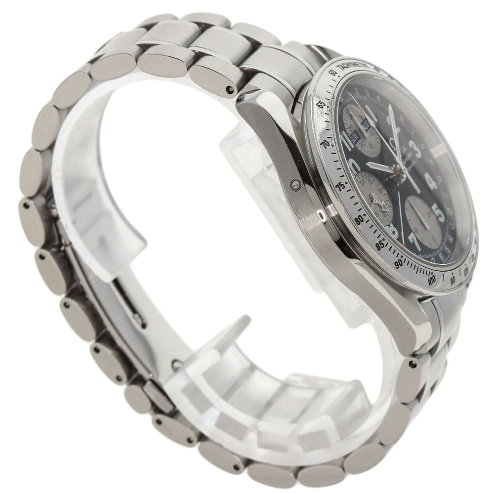 OMEGA Watches Mechanical Automatic 3523.51 Stainless Steel , Stainless Steel Silver Speedmaster Triple Calendar Japan Limited Edition black dial mens Used Authentic