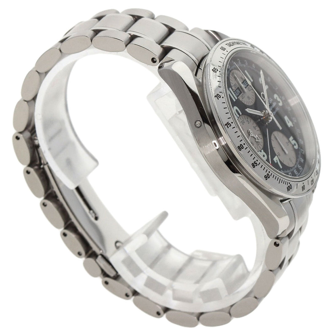 OMEGA Watches Mechanical Automatic 3523.51 Stainless Steel , Stainless Steel Silver Speedmaster Triple Calendar Japan Limited Edition black dial mens Used Authentic