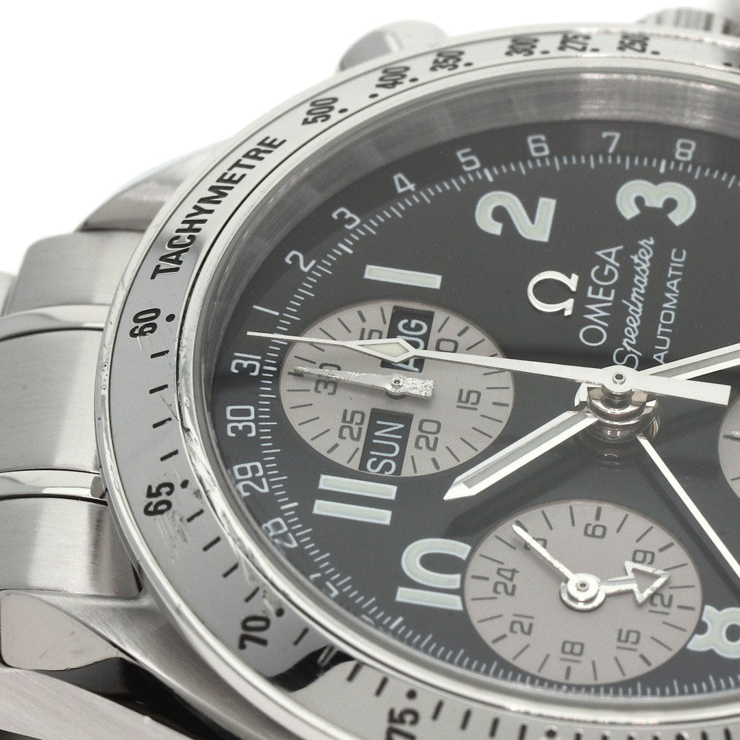 OMEGA Watches Mechanical Automatic 3523.51 Stainless Steel , Stainless Steel Silver Speedmaster Triple Calendar Japan Limited Edition black dial mens Used Authentic