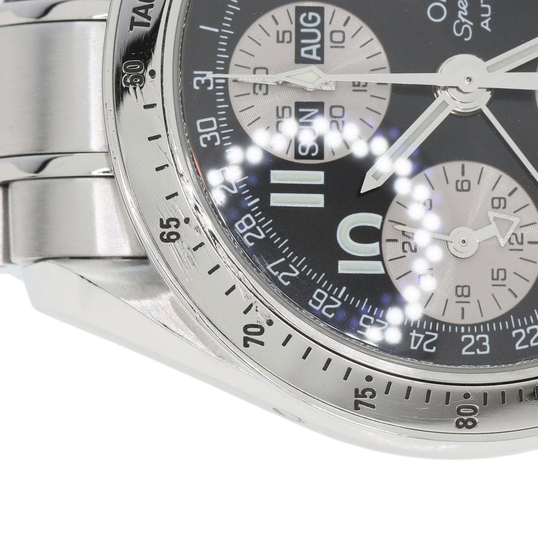 OMEGA Watches Mechanical Automatic 3523.51 Stainless Steel , Stainless Steel Silver Speedmaster Triple Calendar Japan Limited Edition black dial mens Used Authentic