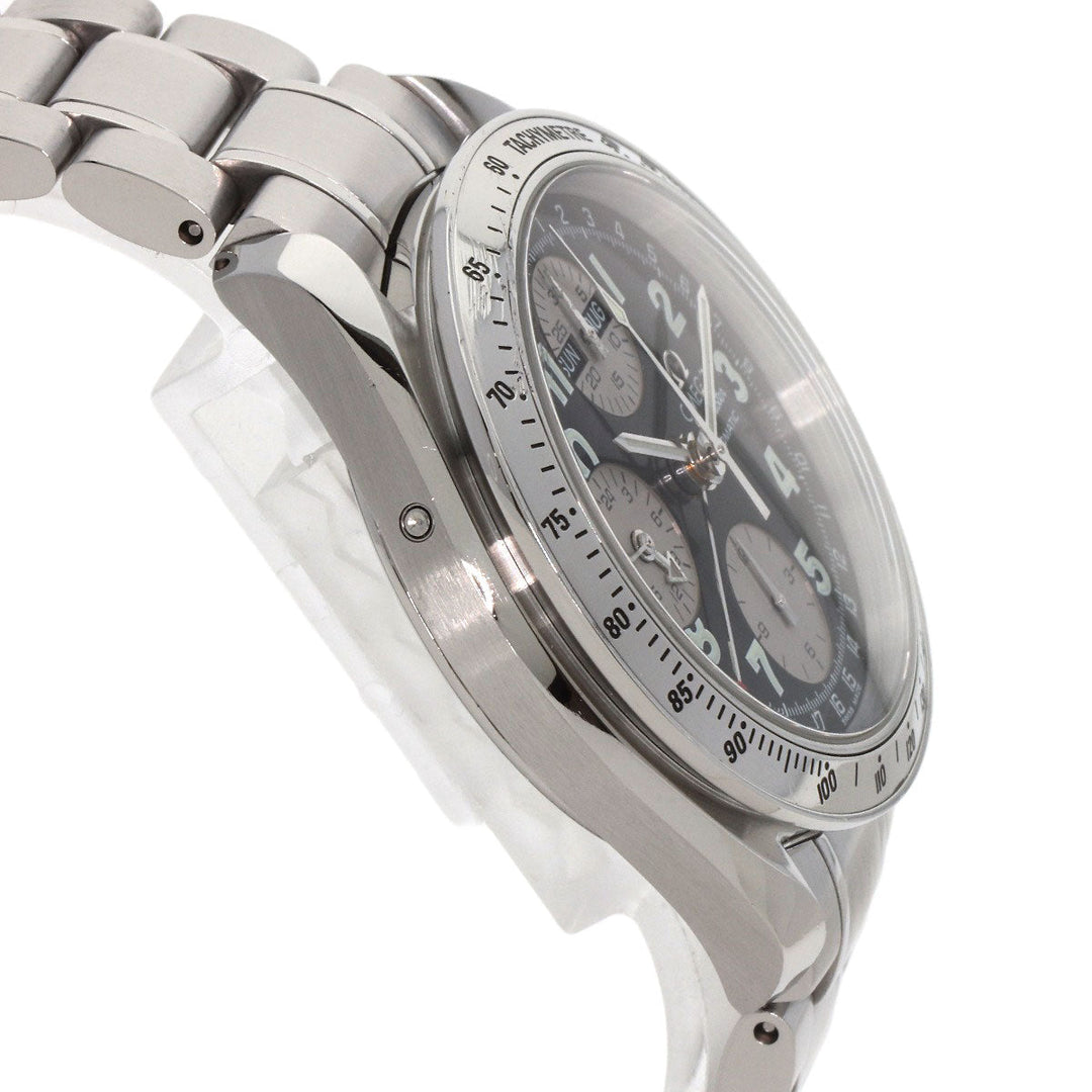 OMEGA Watches Mechanical Automatic 3523.51 Stainless Steel , Stainless Steel Silver Speedmaster Triple Calendar Japan Limited Edition black dial mens Used Authentic
