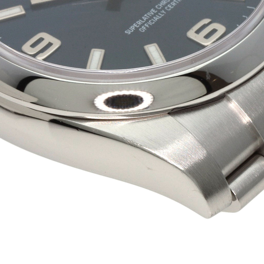 ROLEX Watches Mechanical Automatic 114200 Stainless Steel Silver Oyster Perpetual 369 blue dial