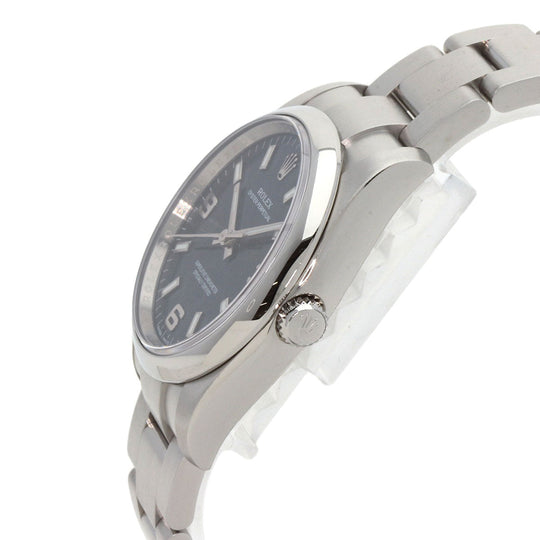 ROLEX Watches Mechanical Automatic 114200 Stainless Steel Silver Oyster Perpetual 369 blue dial