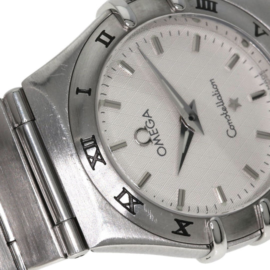 OMEGA Watches Quartz 1562.30 Stainless Steel , Stainless Steel Silver Constellation Silver dial Women Used Authentic