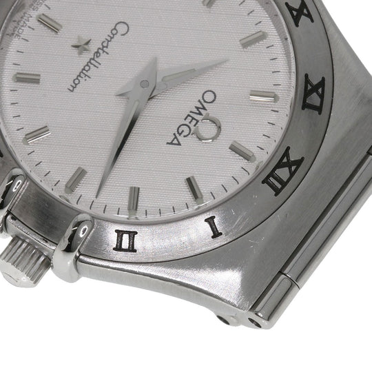 OMEGA Watches Quartz 1562.30 Stainless Steel , Stainless Steel Silver Constellation Silver dial Women Used Authentic
