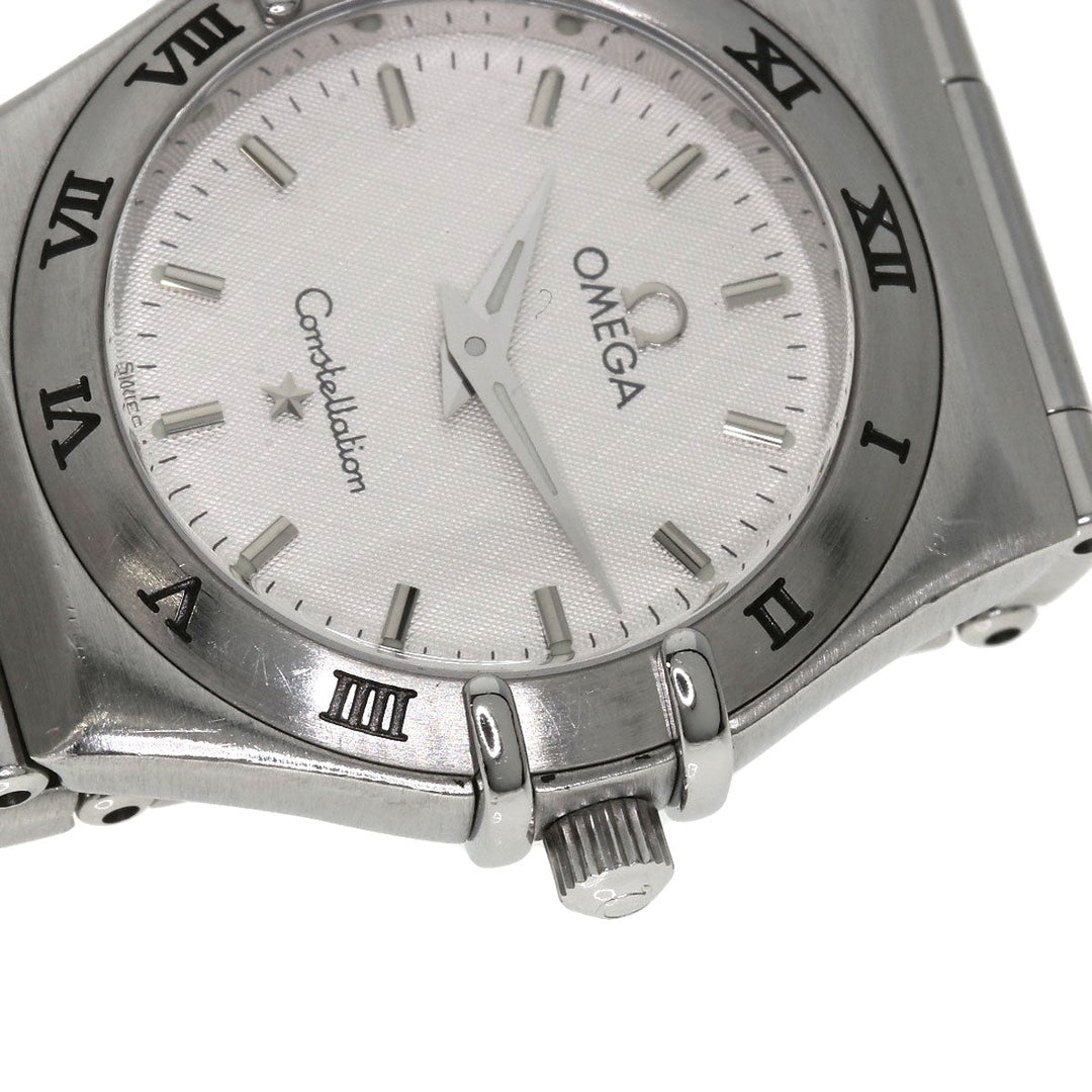 OMEGA Watches Quartz 1562.30 Stainless Steel , Stainless Steel Silver Constellation Silver dial Women Used Authentic