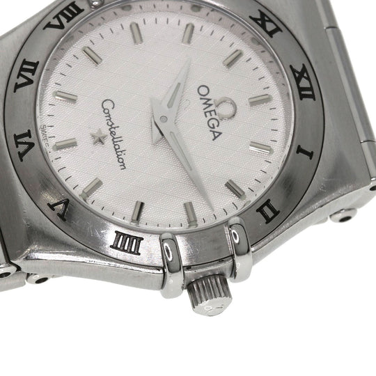 OMEGA Watches Quartz 1562.30 Stainless Steel , Stainless Steel Silver Constellation Silver dial Women Used Authentic