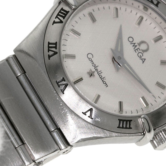 OMEGA Watches Quartz 1562.30 Stainless Steel , Stainless Steel Silver Constellation Silver dial Women Used Authentic
