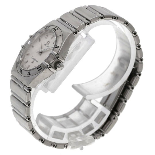 OMEGA Watches Quartz 1562.30 Stainless Steel , Stainless Steel Silver Constellation Silver dial Women Used Authentic