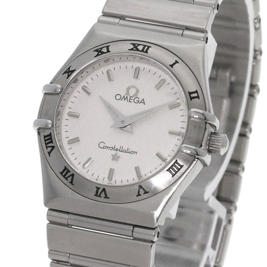 OMEGA Watches Quartz 1562.30 Stainless Steel , Stainless Steel Silver Constellation Silver dial Women Used Authentic