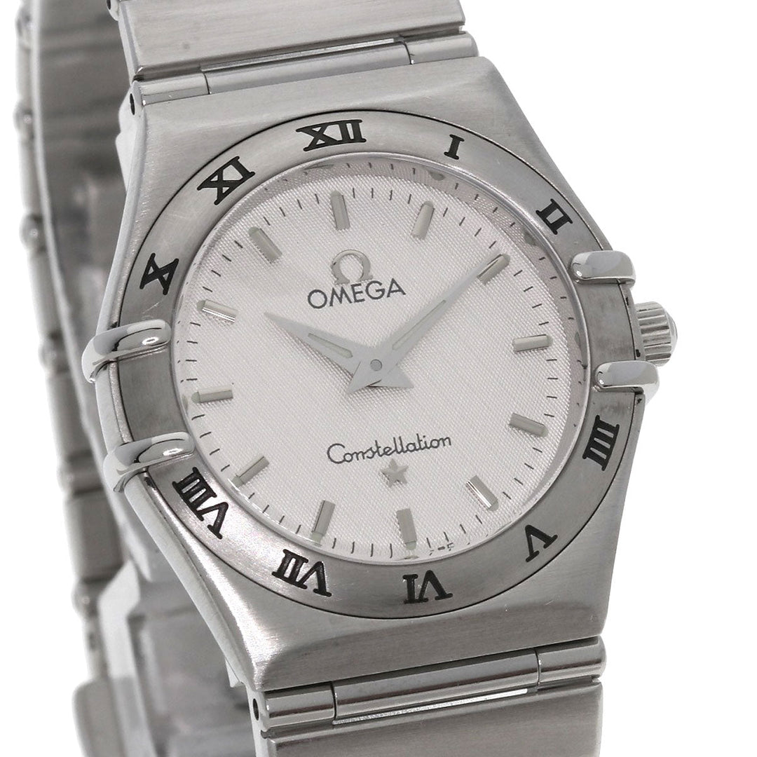 OMEGA Watches Quartz 1562.30 Stainless Steel , Stainless Steel Silver Constellation Silver dial Women Used Authentic