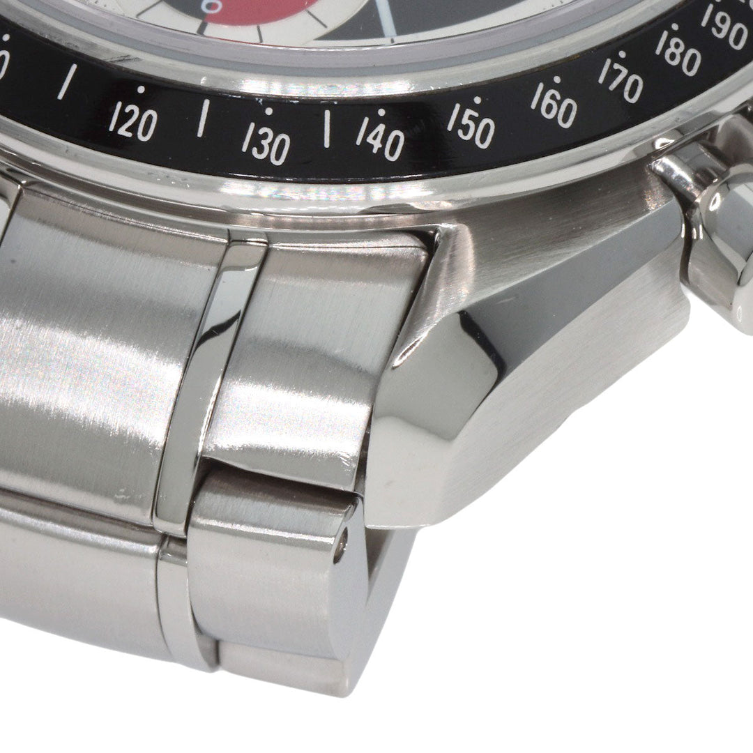 OMEGA Watches Mechanical Automatic 3210.52 Stainless Steel , Stainless Steel Silver Speedmaster Chronograph black dial mens Used Authentic