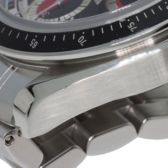 OMEGA Watches Mechanical Automatic 3210.52 Stainless Steel , Stainless Steel Silver Speedmaster Chronograph black dial mens Used Authentic