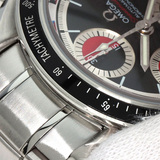 OMEGA Watches Mechanical Automatic 3210.52 Stainless Steel , Stainless Steel Silver Speedmaster Chronograph black dial mens Used Authentic