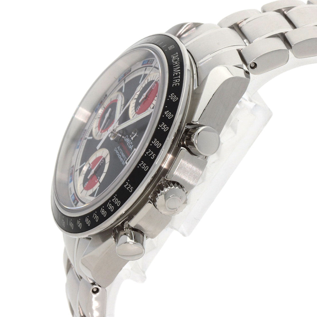 OMEGA Watches Mechanical Automatic 3210.52 Stainless Steel , Stainless Steel Silver Speedmaster Chronograph black dial mens Used Authentic