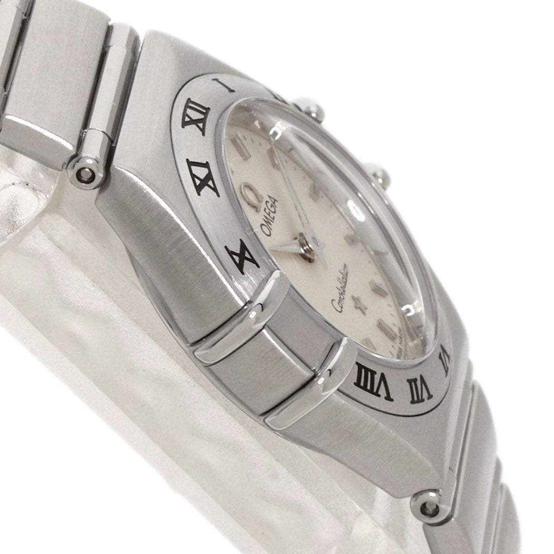 OMEGA Watches Quartz 1562.30 Stainless Steel , Stainless Steel Silver Constellation Mini white dial Women Used Authentic