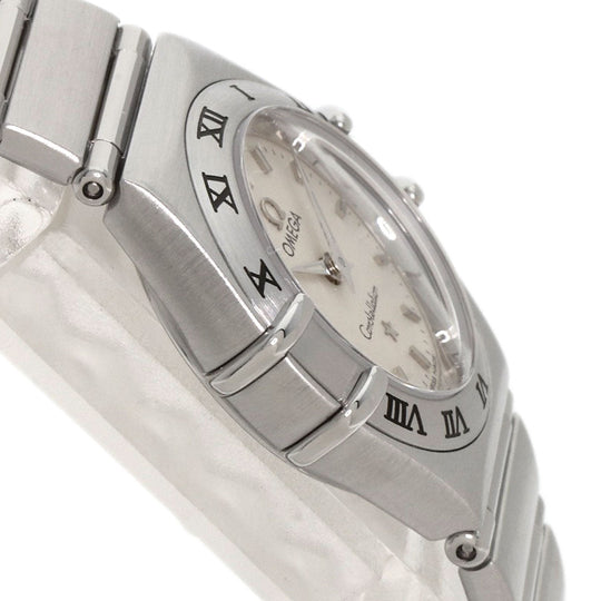 OMEGA Watches Quartz 1562.30 Stainless Steel , Stainless Steel Silver Constellation Mini white dial Women Used Authentic