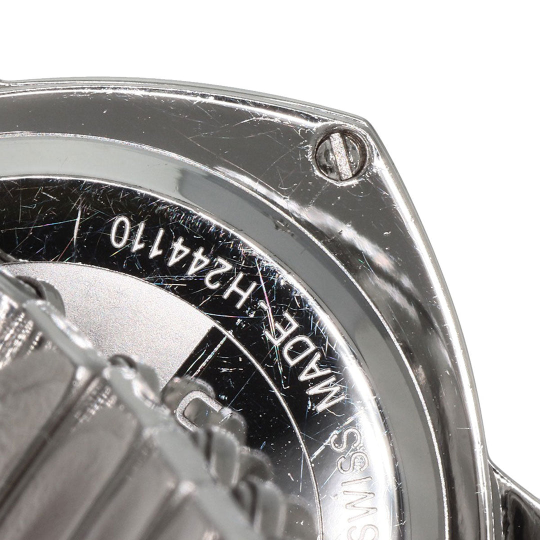 HAMILTON Watches Quartz H244110 Stainless Steel , Stainless Steel Silver Ventura black dial mens Used Authentic