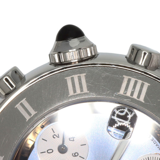 CARTIER Watches Quartz W1020013 Stainless Steel Silver CHRONOSCAPH SM blue dial