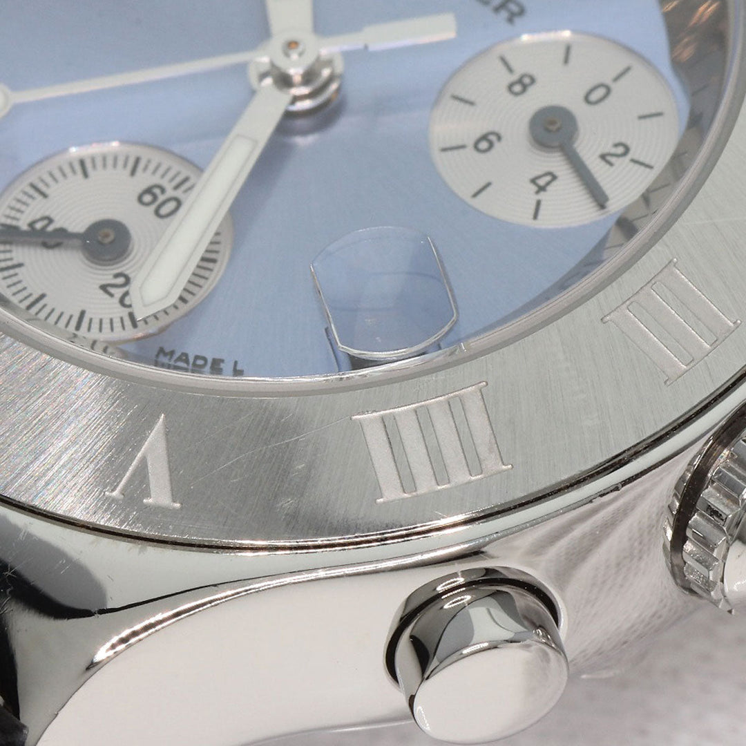 CARTIER Watches Quartz W1020013 Stainless Steel Silver CHRONOSCAPH SM blue dial