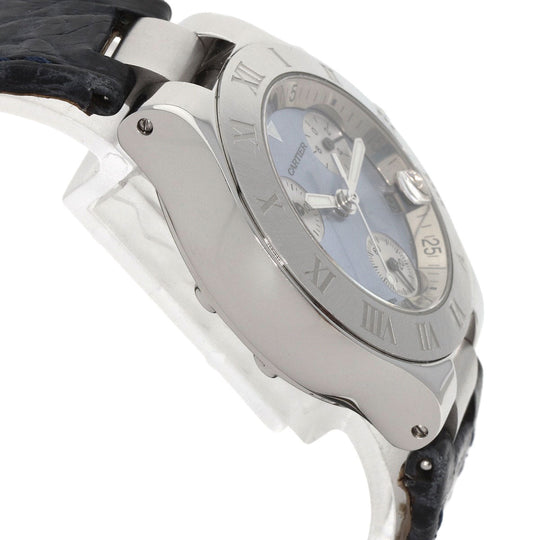 CARTIER Watches Quartz W1020013 Stainless Steel Silver CHRONOSCAPH SM blue dial