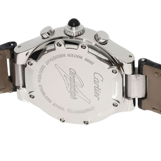 CARTIER Watches Quartz W1020013 Stainless Steel Silver CHRONOSCAPH SM blue dial