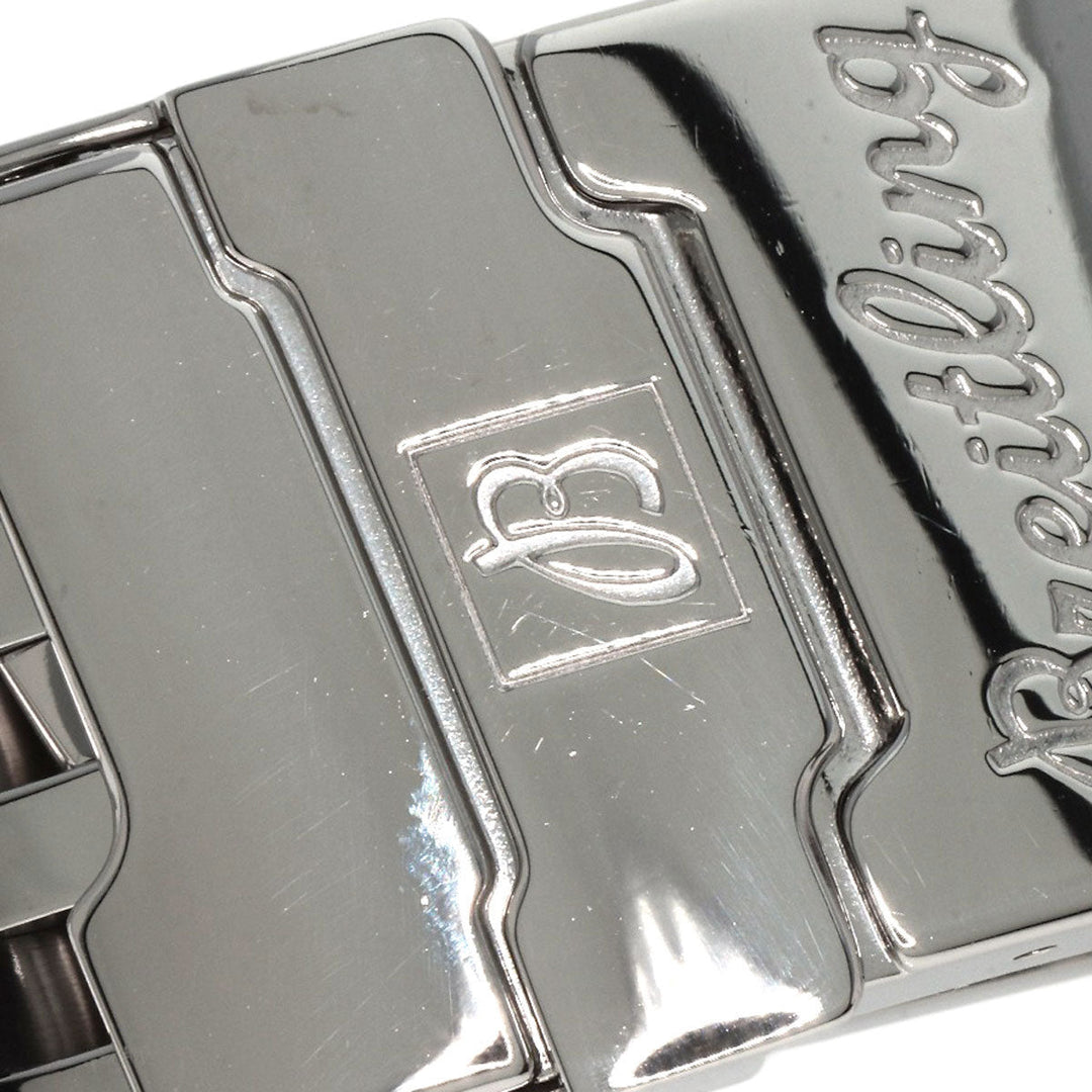 BREITLING Watches Mechanical Automatic A24322 Stainless Steel , Stainless Steel Silver Navitimer World black dial mens Used Authentic