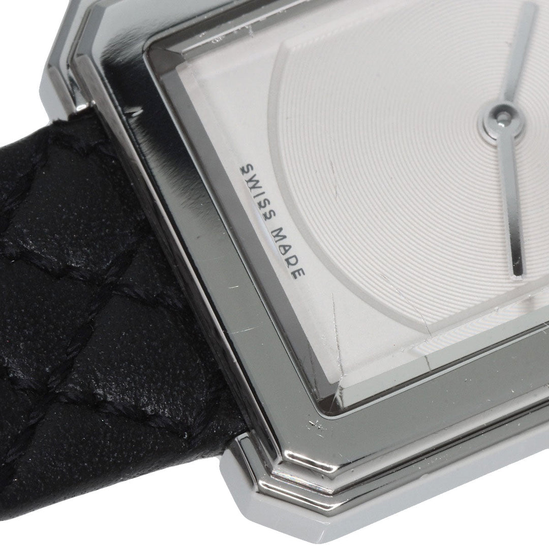 CHANEL Watches Quartz H6401 Stainless Steel, Leather Silver boyfriend small model Silver dial Women Used Authentic