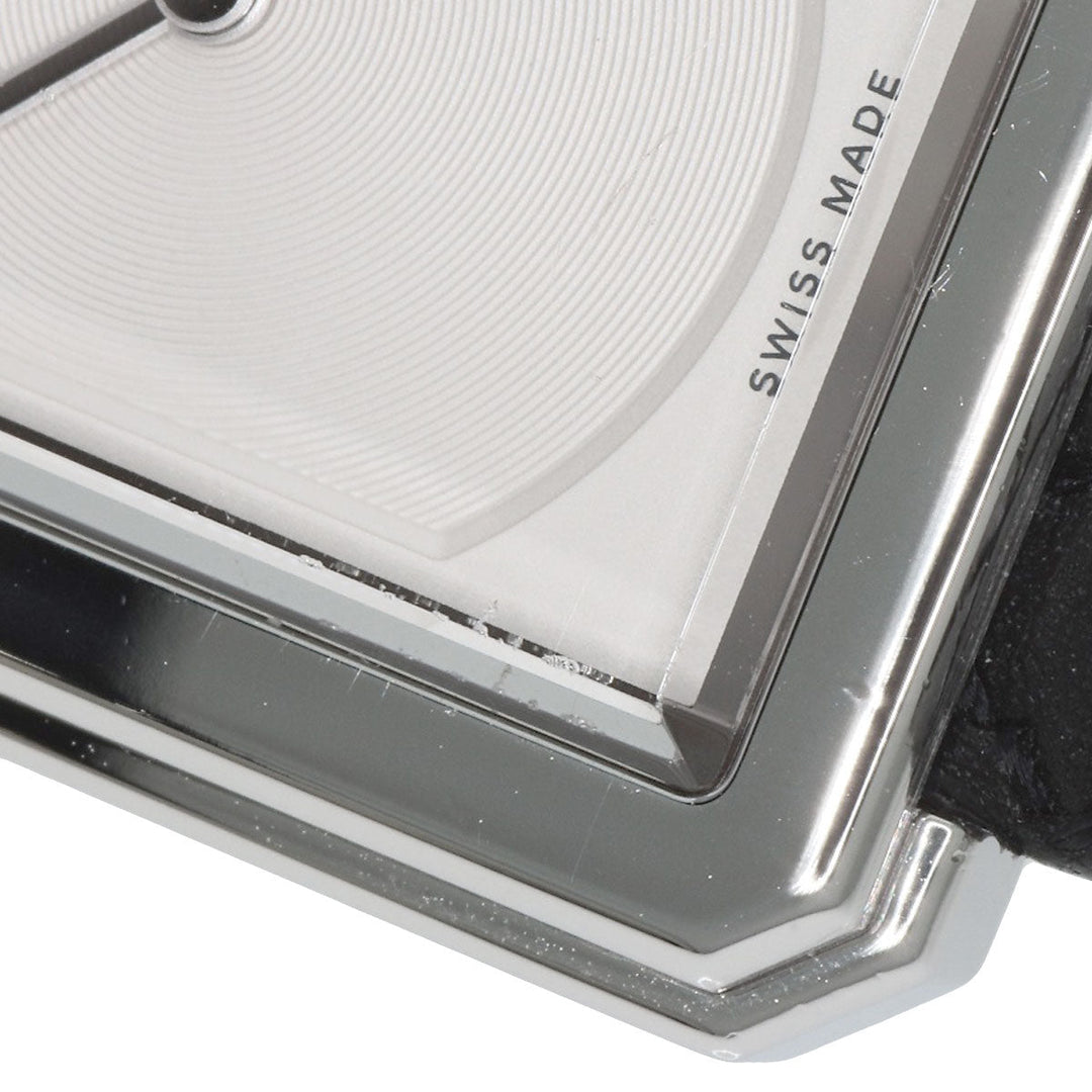 CHANEL Watches Quartz H6401 Stainless Steel, Leather Silver boyfriend small model Silver dial Women Used Authentic