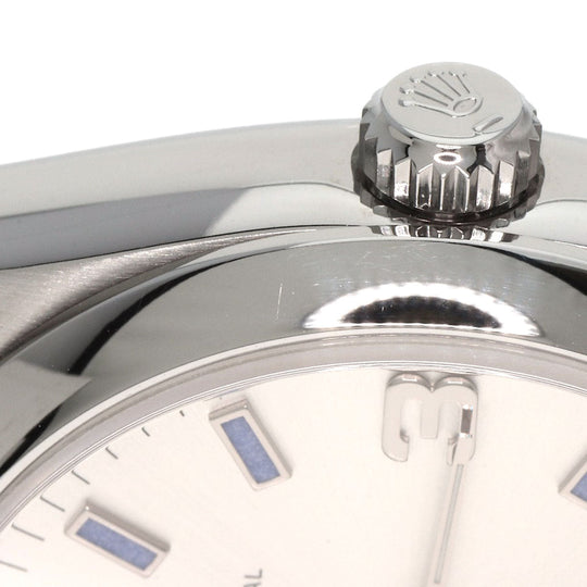 ROLEX Watches Mechanical Automatic 114200 Stainless Steel Silver Air King Silver 369 Blue Bar Silver dial